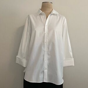Chico’s NWT stretch three-quarter sleeve no iron shirt size 2.5